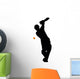 Batter Ready Cricket Silhouette Wall Decal
