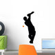Batter Ready Cricket Silhouette Wall Decal