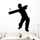 Cricket Silhouette Wall Decal