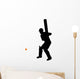 Cricket Silhouette Wall Decal