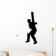 Cricket Silhouette Wall Decal