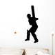 Cricket Silhouette Wall Decal