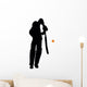 Cricket Silhouette Wall Decal