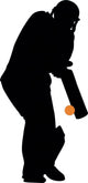 Cricket Silhouette Wall Decal