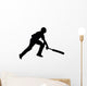 Cricket Silhouette Wall Decal
