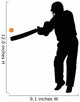 Cricket Silhouette Wall Decal