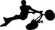 Tricky Flying BMX Wall Decal