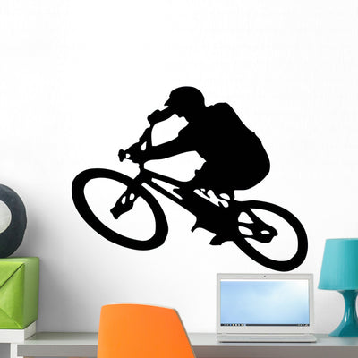 Air Time BMX Wall Decal shown on a wall