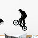 Standing Jump BMX Silhouette Wall Decal