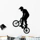 Standing Jump BMX Silhouette Wall Decal