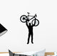 Victory Lifting BMX Silhouette Wall Decal