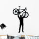 Victory Lifting BMX Silhouette Wall Decal