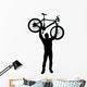Victory Lifting BMX Silhouette Wall Decal
