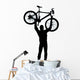 Victory Lifting BMX Silhouette Wall Decal
