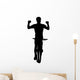 No-hands BMX Silhouette Wall Decal