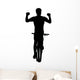 No-hands BMX Silhouette Wall Decal