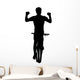 No-hands BMX Silhouette Wall Decal