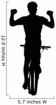 No-hands BMX Silhouette Wall Decal
