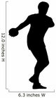 Discus Silhouettes Wall Decal