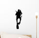 Scuba Diver Diving Wall Decal