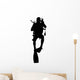 Scuba Diver Diving Wall Decal