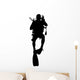 Scuba Diver Diving Wall Decal