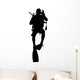 Scuba Diver Diving Wall Decal
