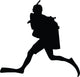 Scuba Diving Silhouette Wall Decal