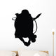 Scuba Diving Silhouette Wall Decal