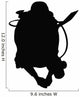 Scuba Diving Silhouette Wall Decal
