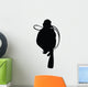 Scuba Diving Silhouette Wall Decal