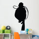 Scuba Diving Silhouette Wall Decal