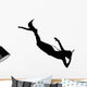 Scuba Diver Diving Deeper Wall Decal