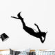 Scuba Diver Diving Deeper Wall Decal