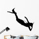 Scuba Diver Diving Deeper Wall Decal