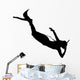Scuba Diver Diving Deeper Wall Decal