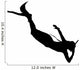 Scuba Diver Diving Deeper Wall Decal