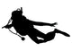 Scuba Diver Diving Wall Decal