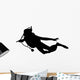 Scuba Diver Diving Wall Decal
