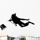Scuba Diver Diving Wall Decal