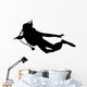 Scuba Diver Diving Wall Decal
