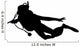 Scuba Diver Diving Wall Decal
