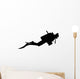 Scuba Diver Diving Wall Decal