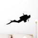 Scuba Diver Diving Wall Decal