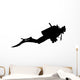 Scuba Diver Diving Wall Decal