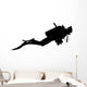Scuba Diver Diving Wall Decal