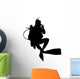 Scuba Diver Photographs Wall Decal