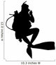 Scuba Diver Photographs Wall Decal
