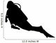 Diving Wall Decal