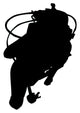Diving Silhouette Wall Decal
